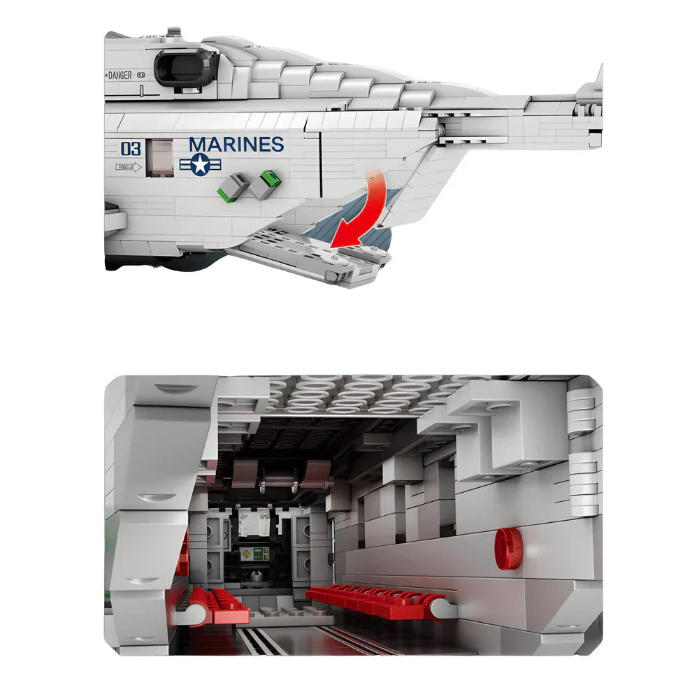 CH-53 Transport Helicopter Elite Edition 2191PCS