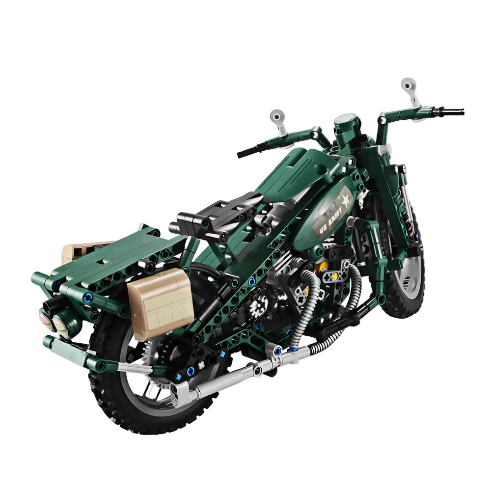 WWII Military Motorcycle 550PCS