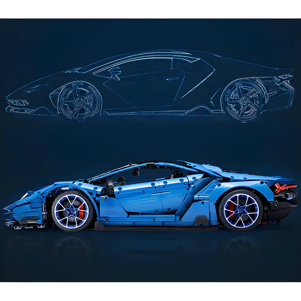 The Ultimate Raging Blue Bull 3842PCS