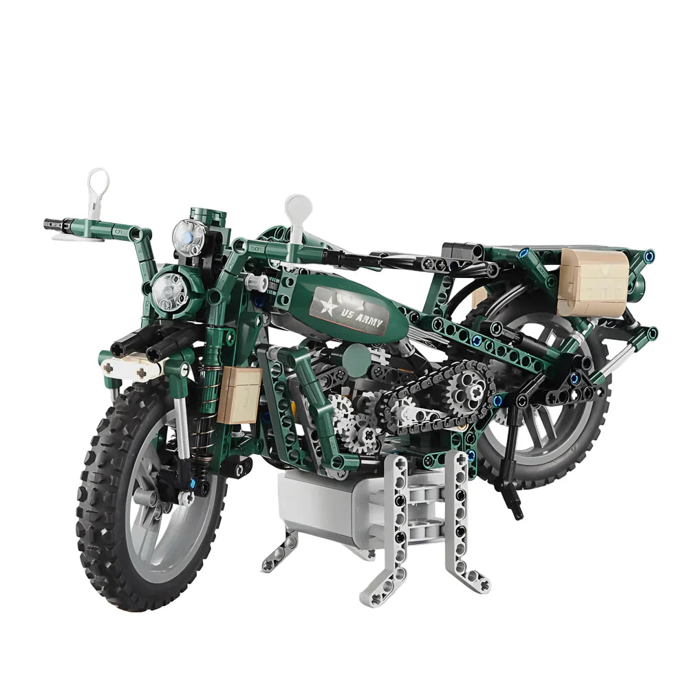 WWII Military Motorcycle 550PCS