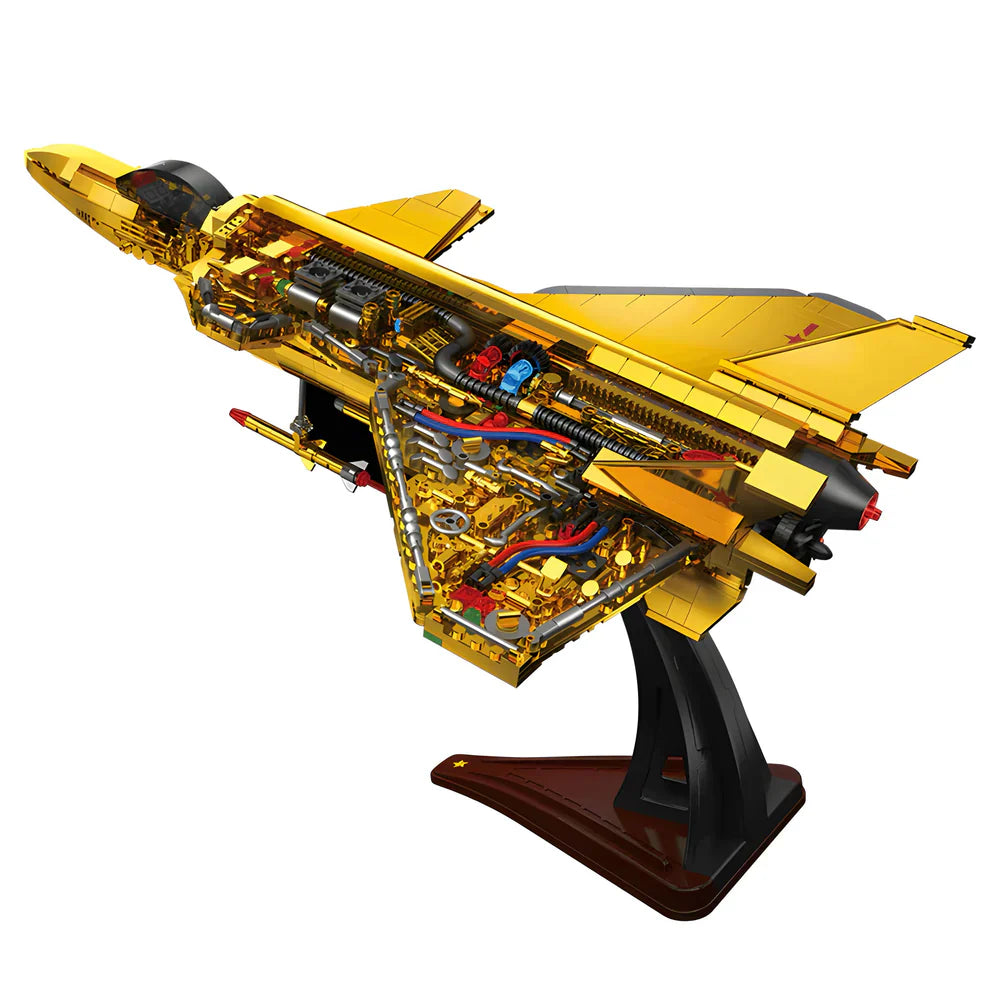 Gold Edition J-20 Fighter Jet 1202PCS