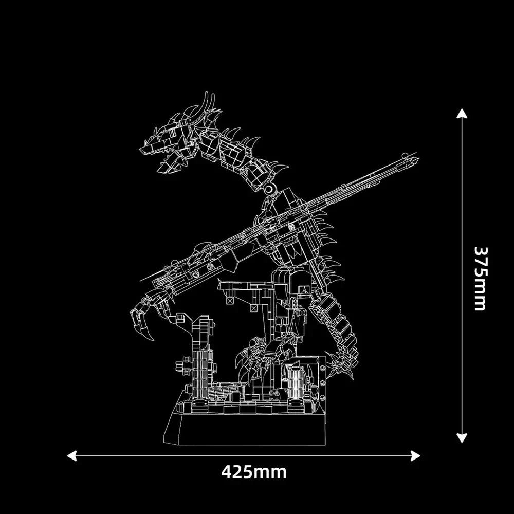 Inferno Dragon Fire Dragon 1738PCS