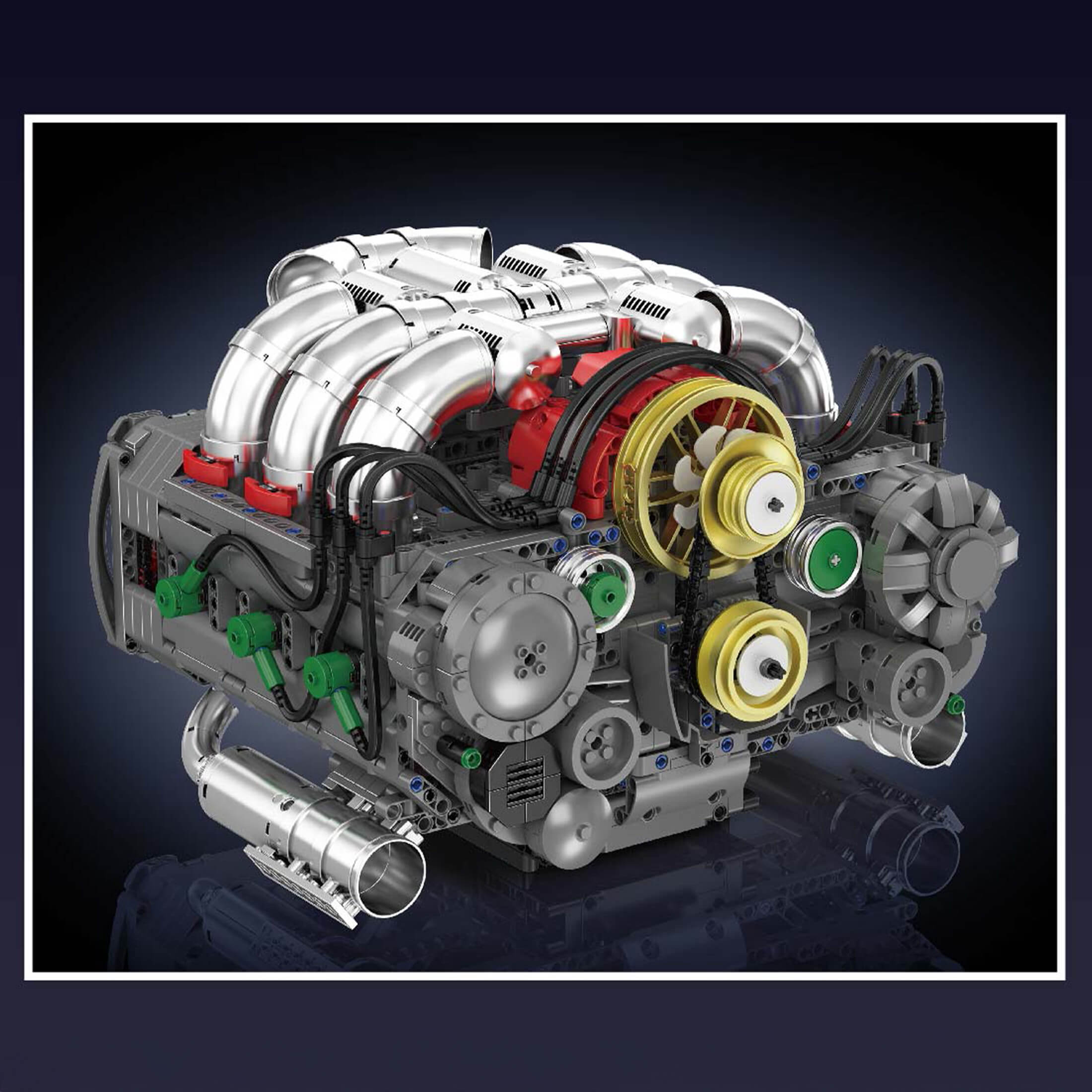 Flat 6 Engine 2375PCS