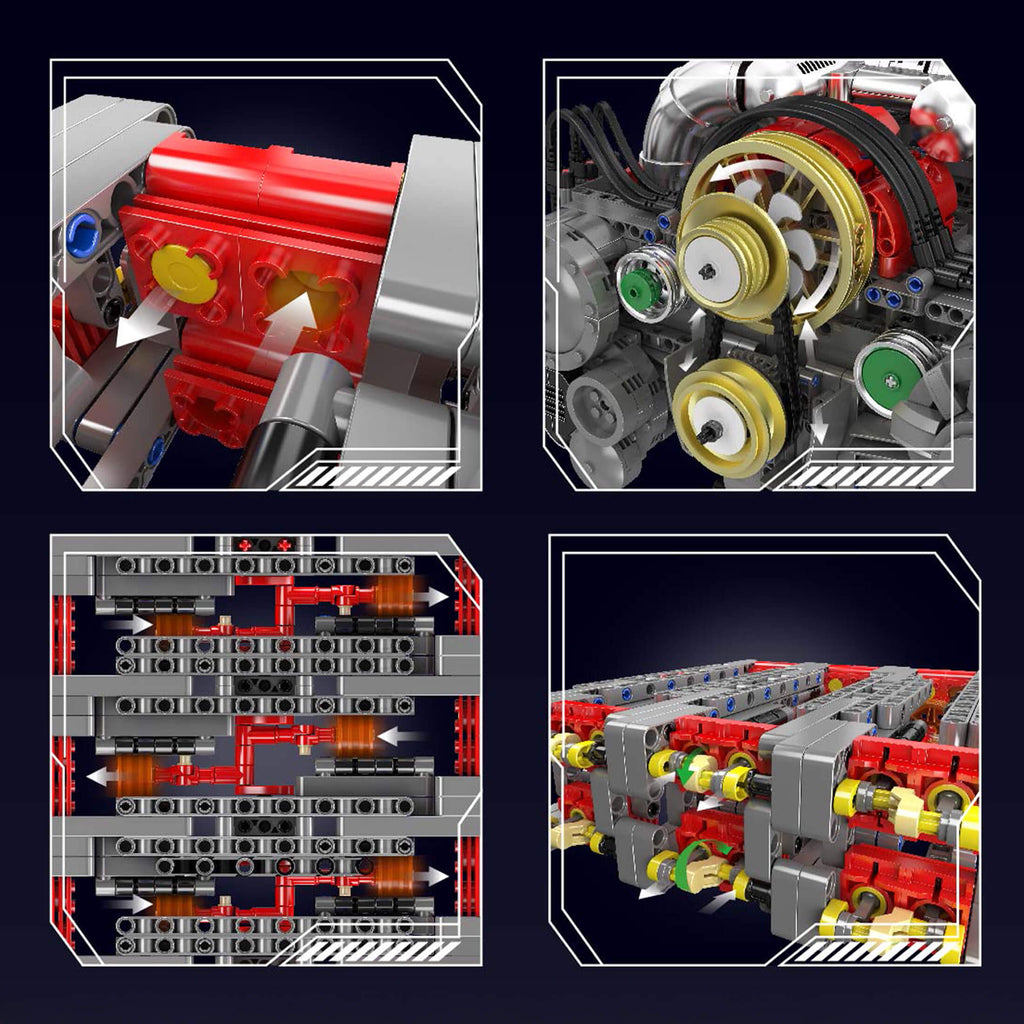 Flat 6 Engine 2375PCS