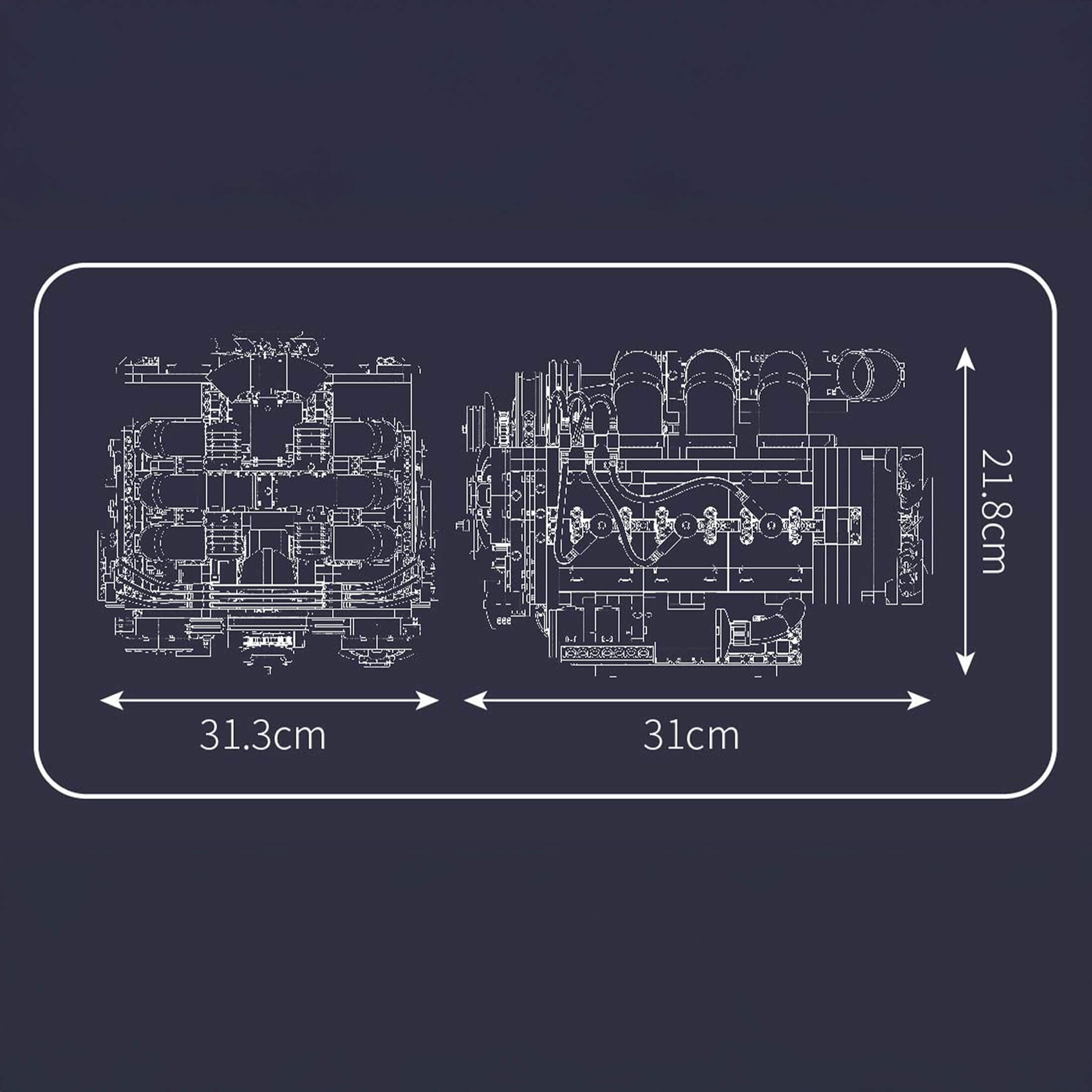 Flat 6 Engine 2375PCS