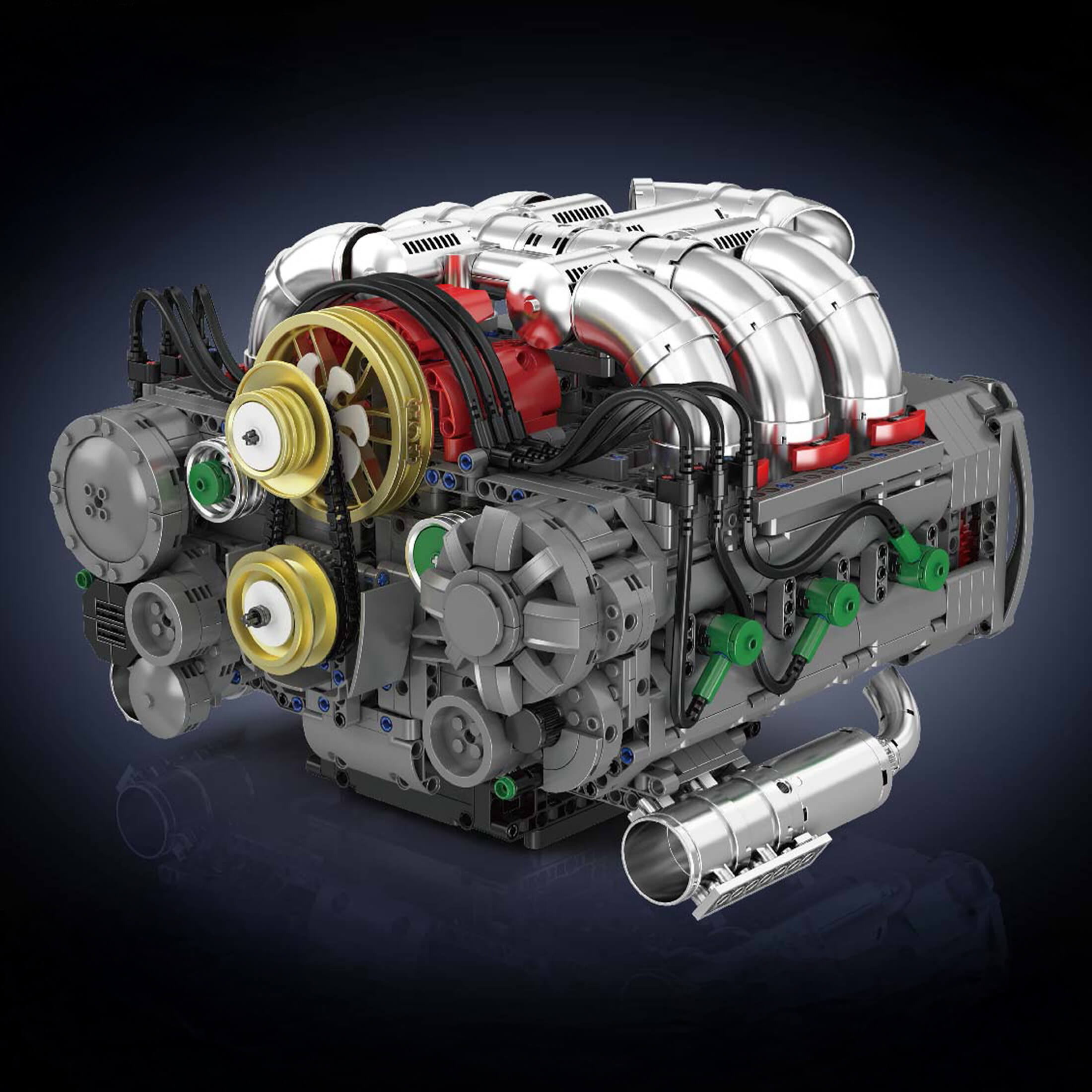 Flat 6 Engine 2375PCS