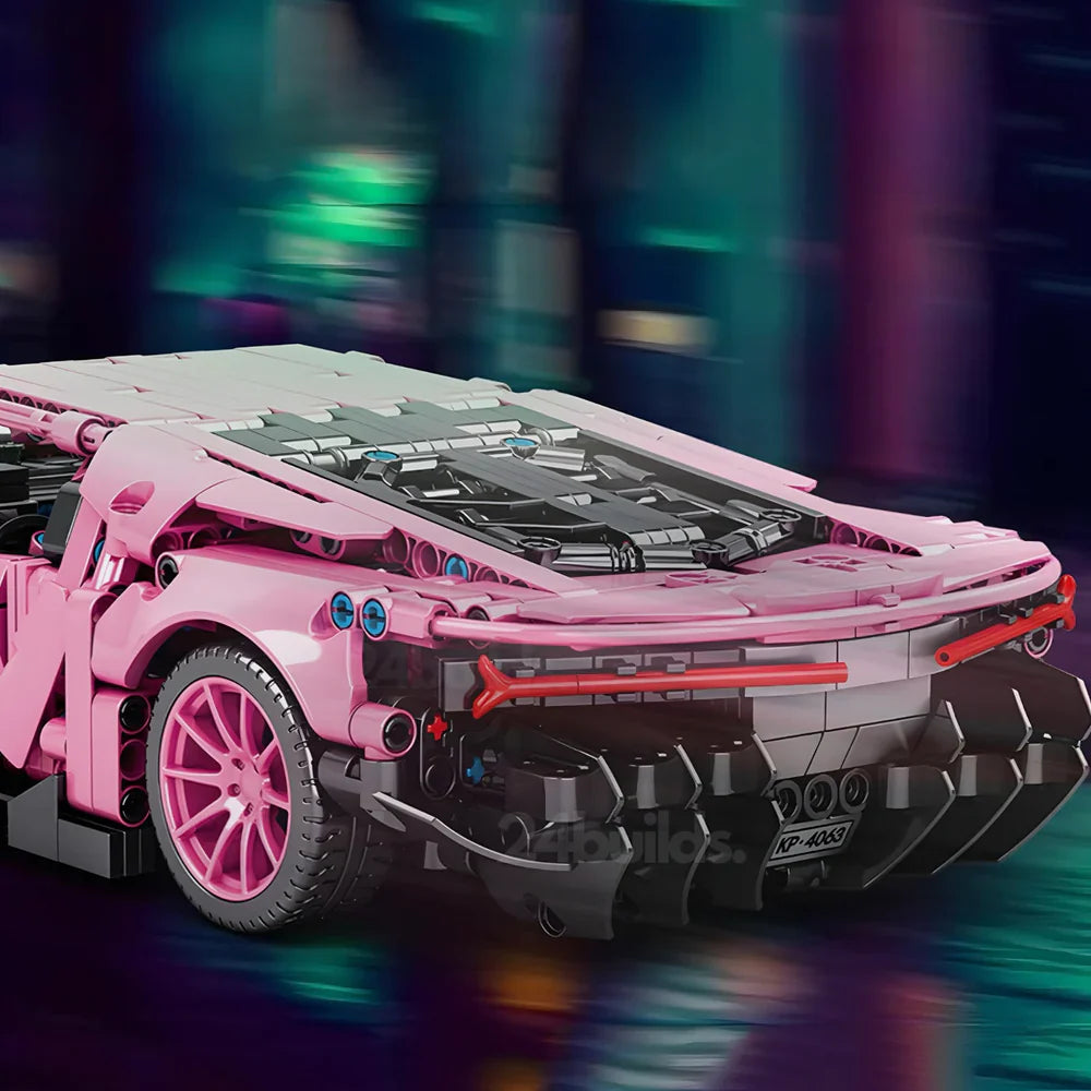 Pink Edition Italian Supercar Roadster 1258PCS