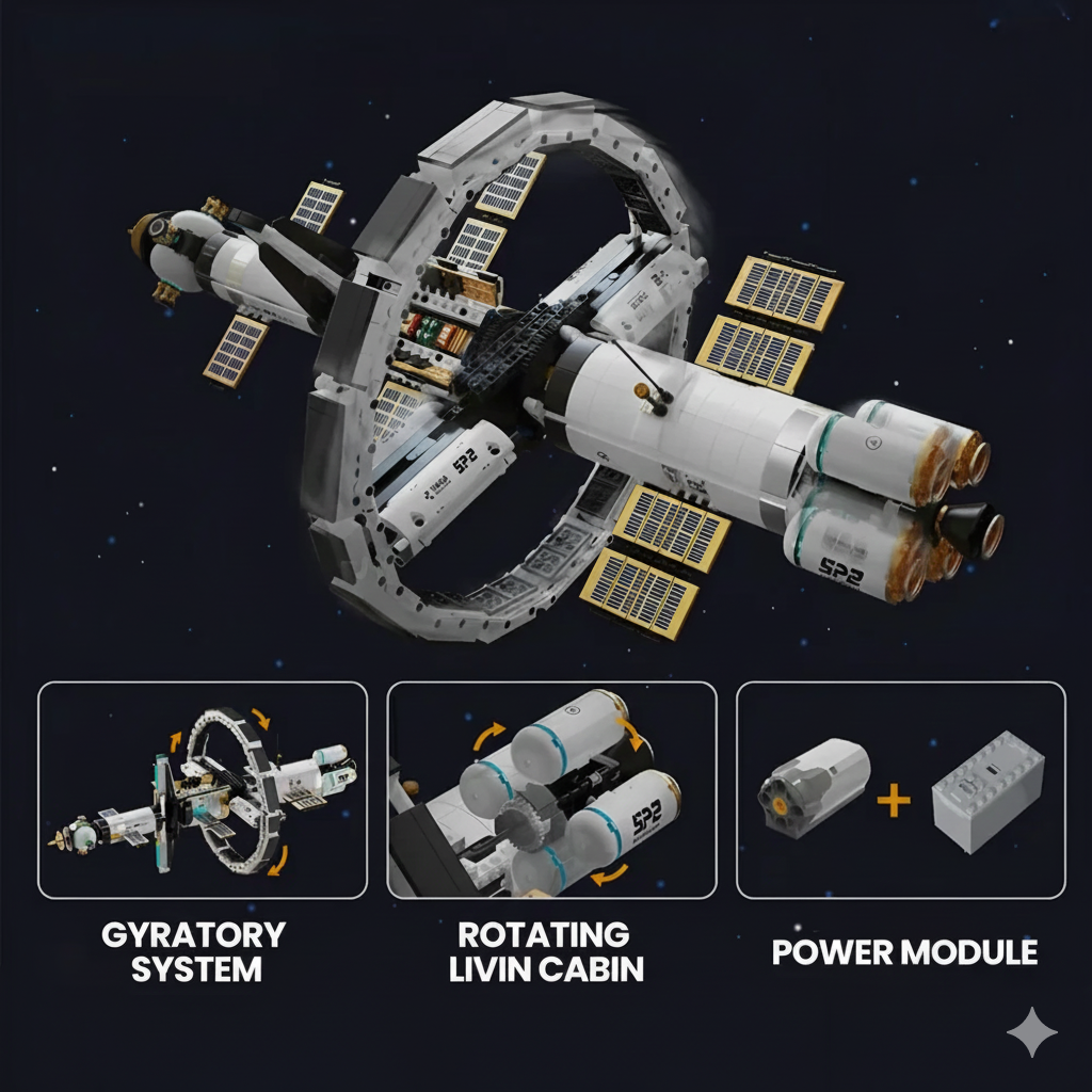 NASA International Space Station 2230PCS
