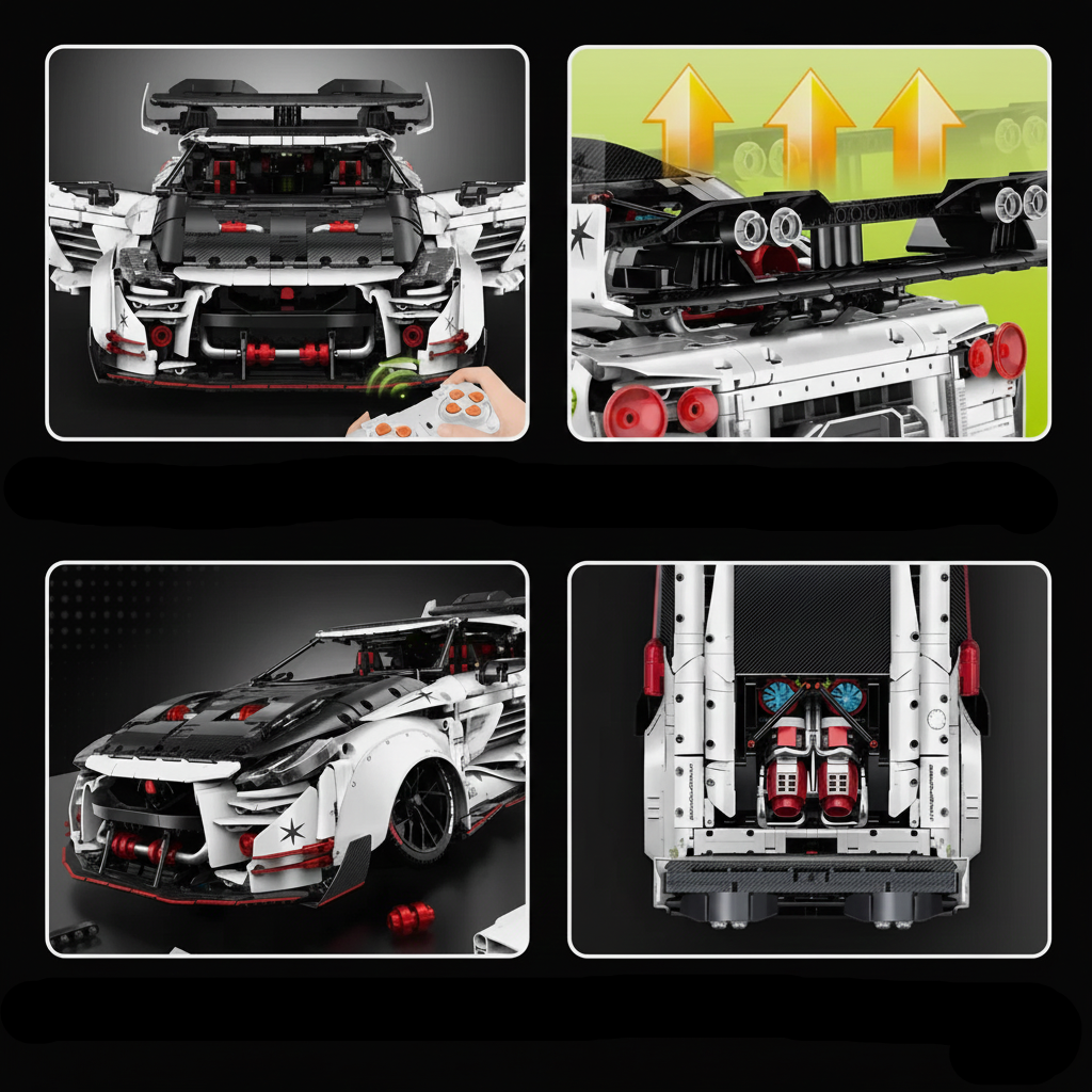 Stanced R35 Godzilla 3939PCS