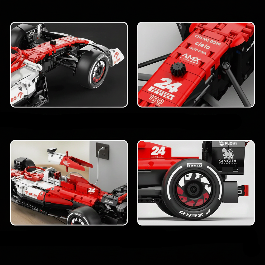 Alfa Romeo Formula 1 Racing Car 2306PCS