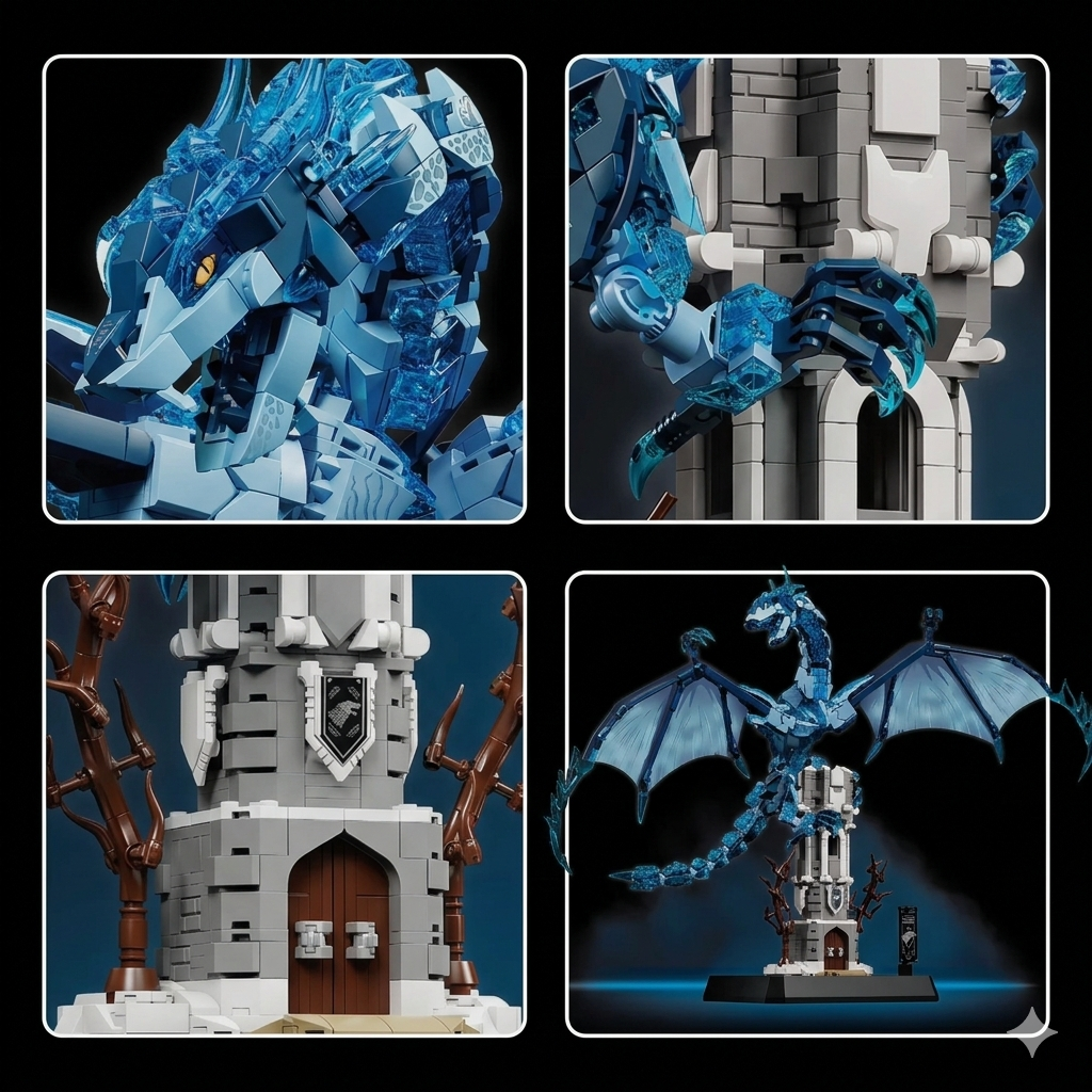 Mythical Dragon 1788PCS