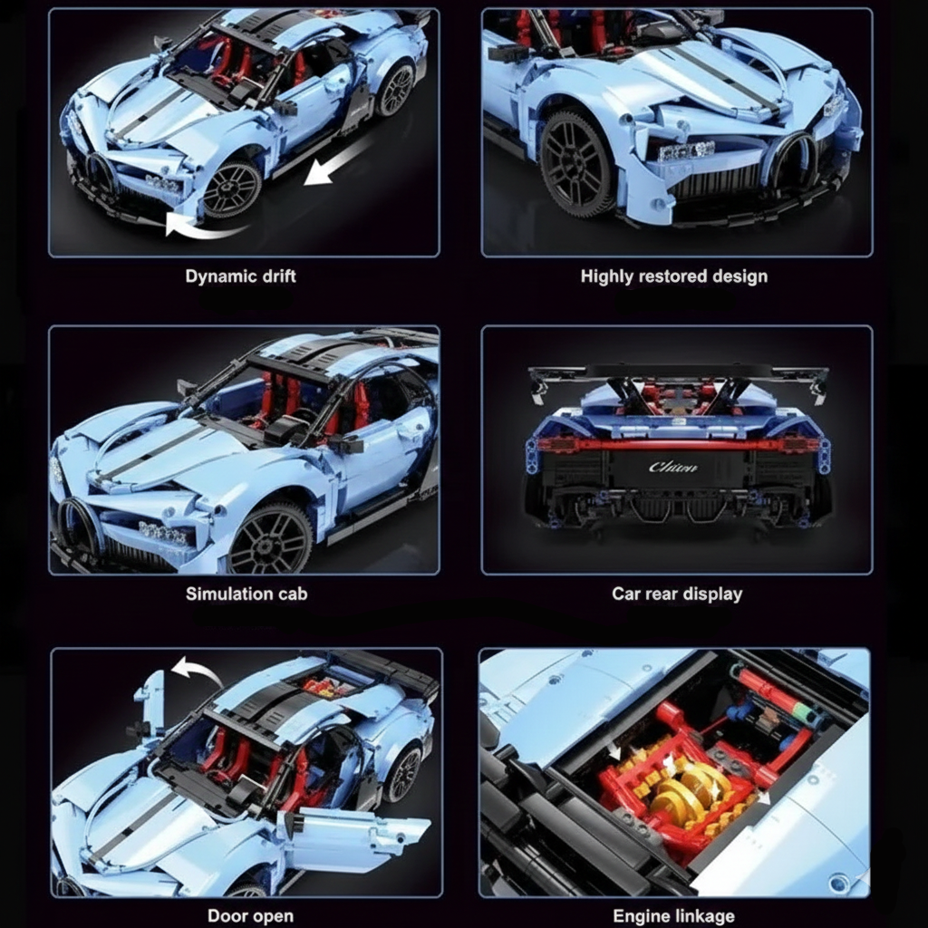 Blue Super Sports Hypercar 2003PCS