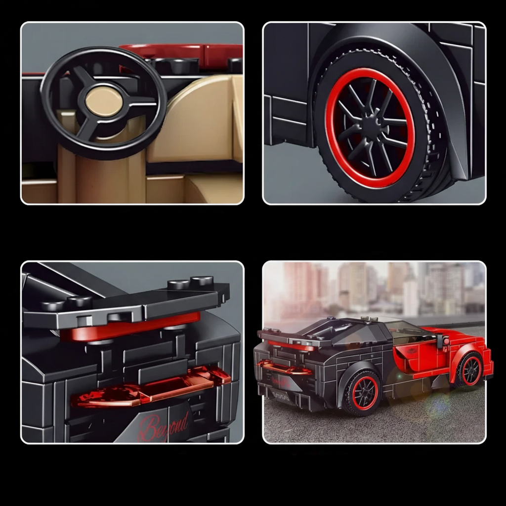 Mini Bricks French Veyron Hypercar 374PCS