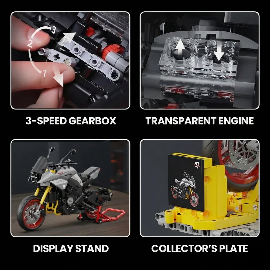 Suzuki Katana Bike 1104PCS