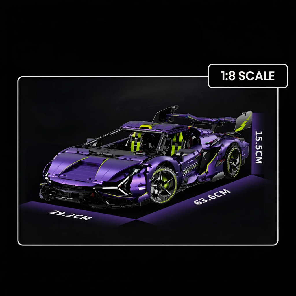 V10 Supercar Purple Flake Edition 3658PCS