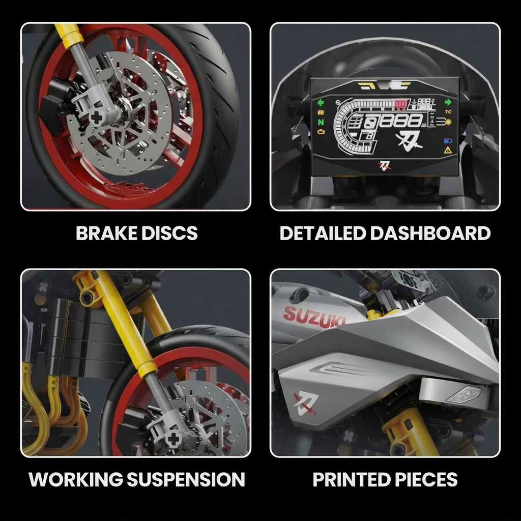 Suzuki Katana Bike 1104PCS