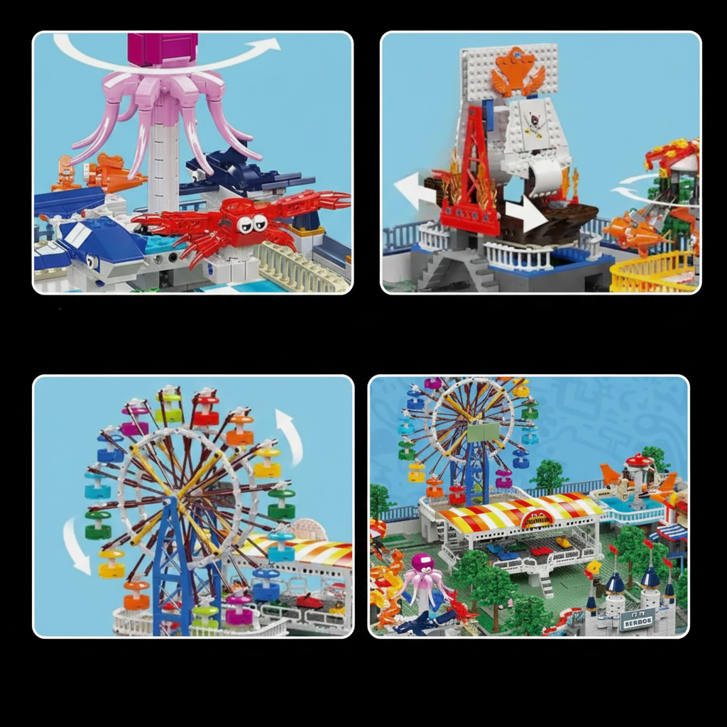 Motorised Theme Park Grand Attraction Edition 5220PCS