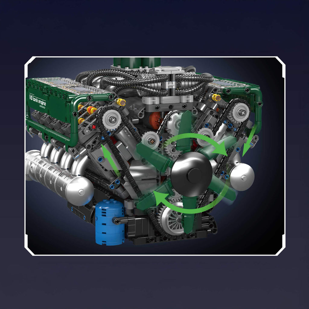 V8 Tank Engine 2250PCS