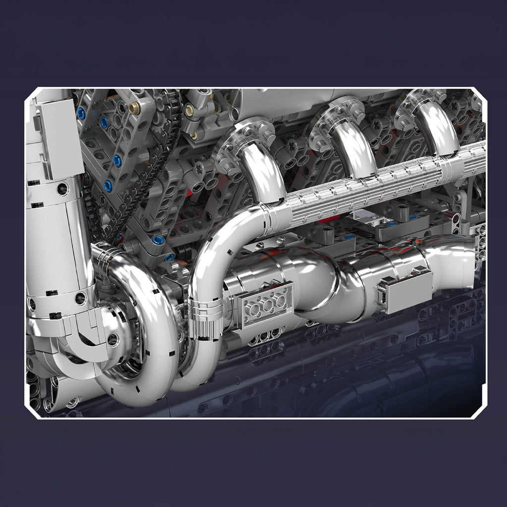 The Chrome 5.5L V8 Engine & Gearbox 2898PCS