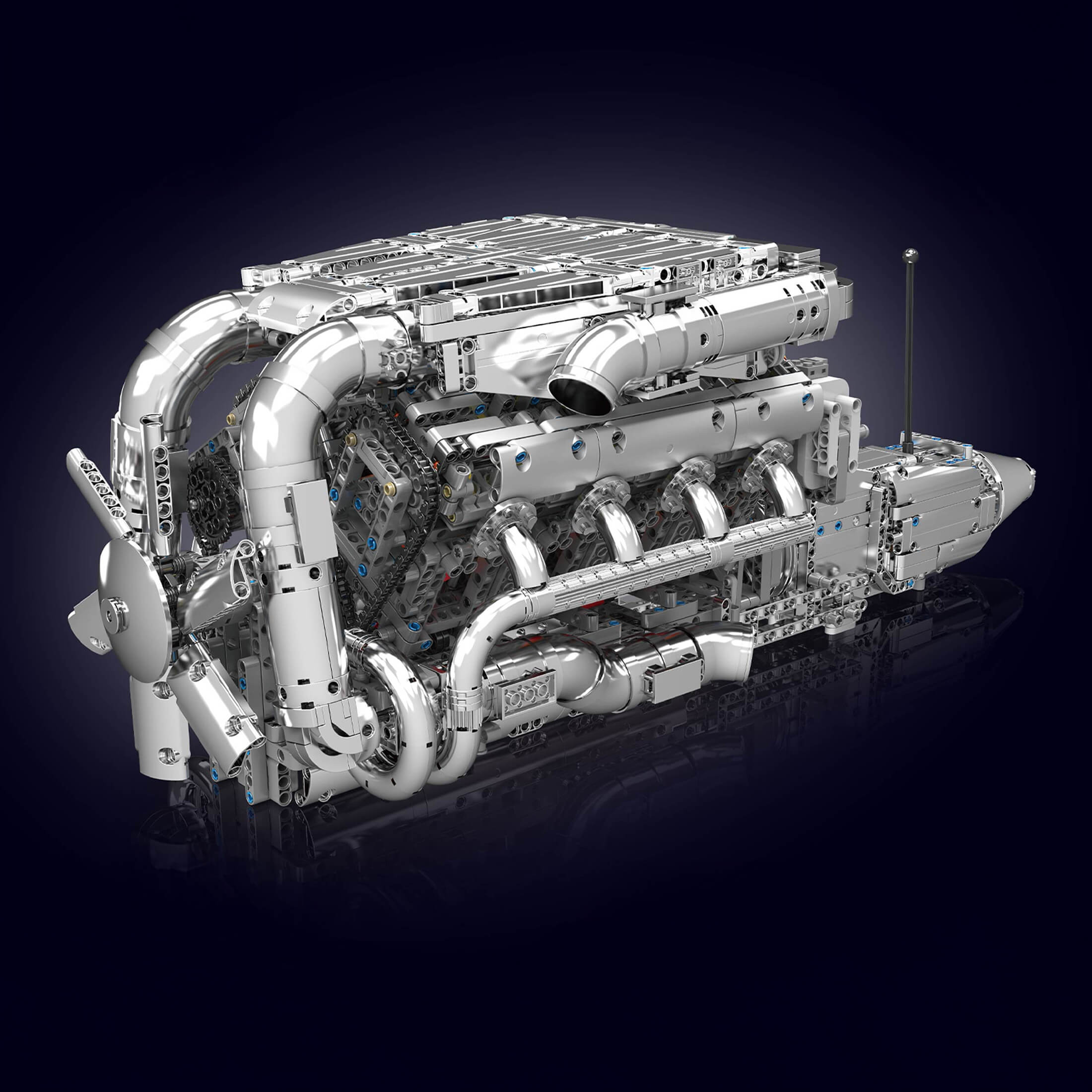 The Chrome 5.5L V8 Engine & Gearbox 2898PCS