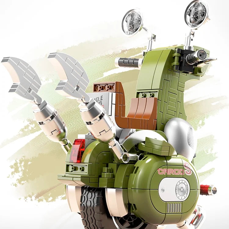 Green Motorcycle Decoration 585PCS