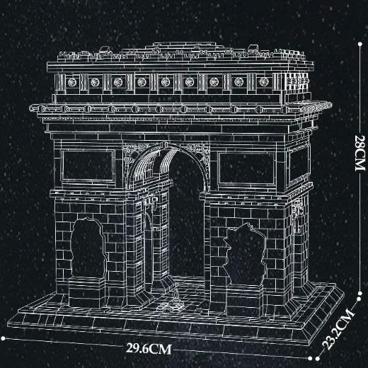 L' Arc De Triomphe 3718PCS