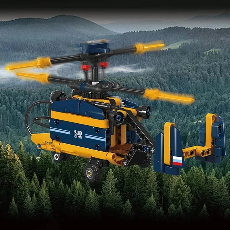 Coaxial Counter-Rotating Helicopter 274PCS