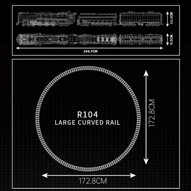 Union Pacific 844 Train 3357PCS
