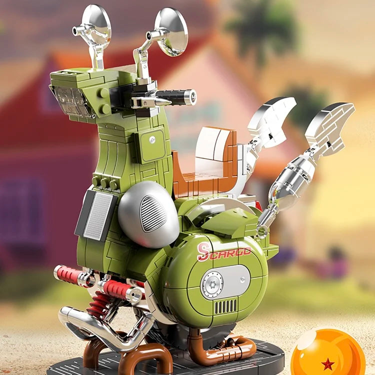 Green Motorcycle Decoration 585PCS