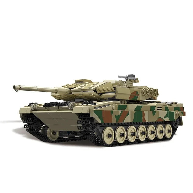 Motorized Leopard2 Tank 1091PCS