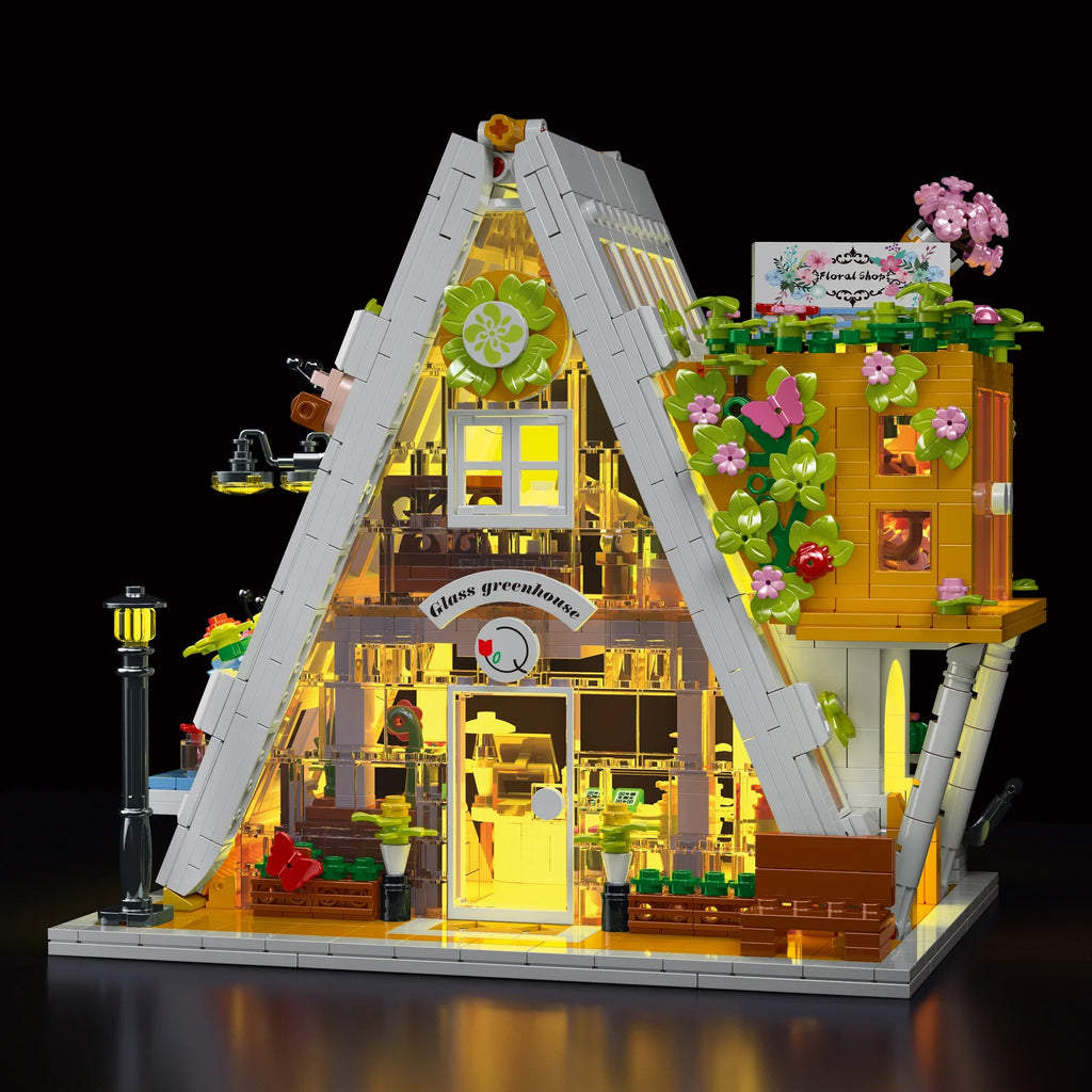 Glass Flower Shop 1413PCS