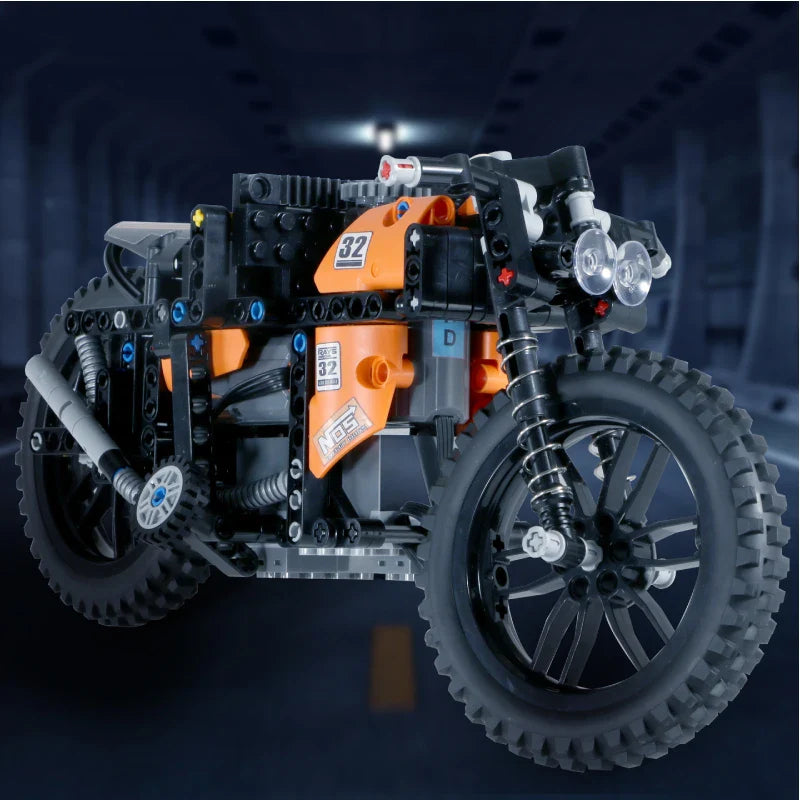 Motorized RC Motorbike 383PCS