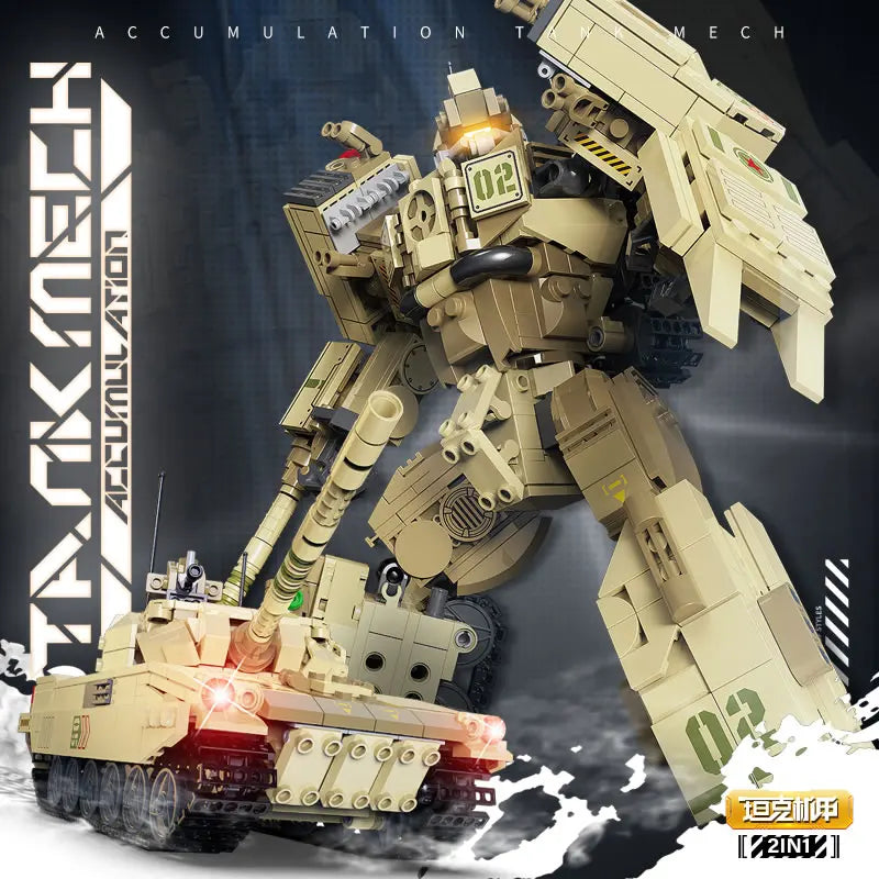2 in 1 Tank Mech Robot 769PCS