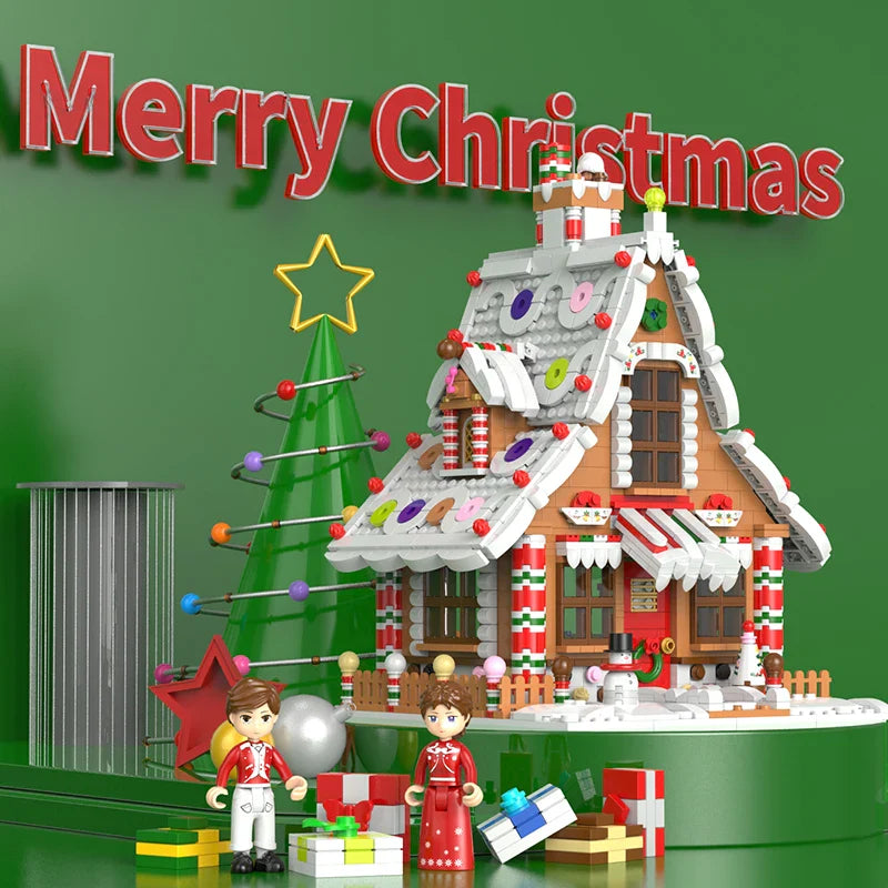 Christmas Gingerbread House 1453PCS