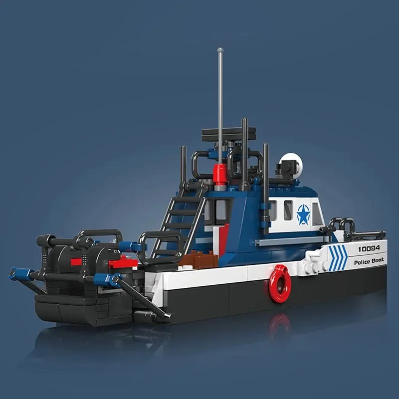 Police Boat 413PCS