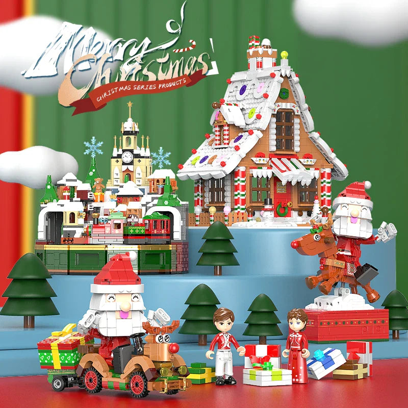 Christmas Gingerbread House 1453PCS