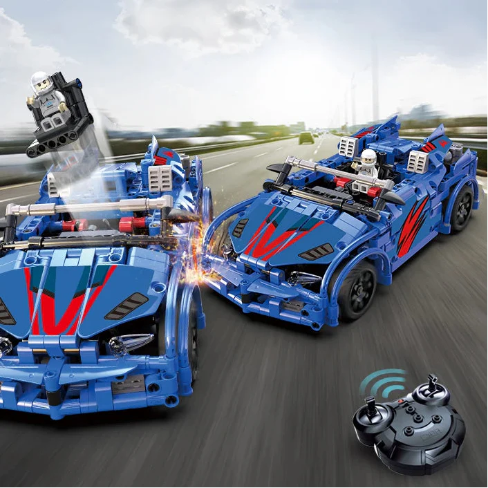 Mini Bricks Crash Racing Cars 585PCS