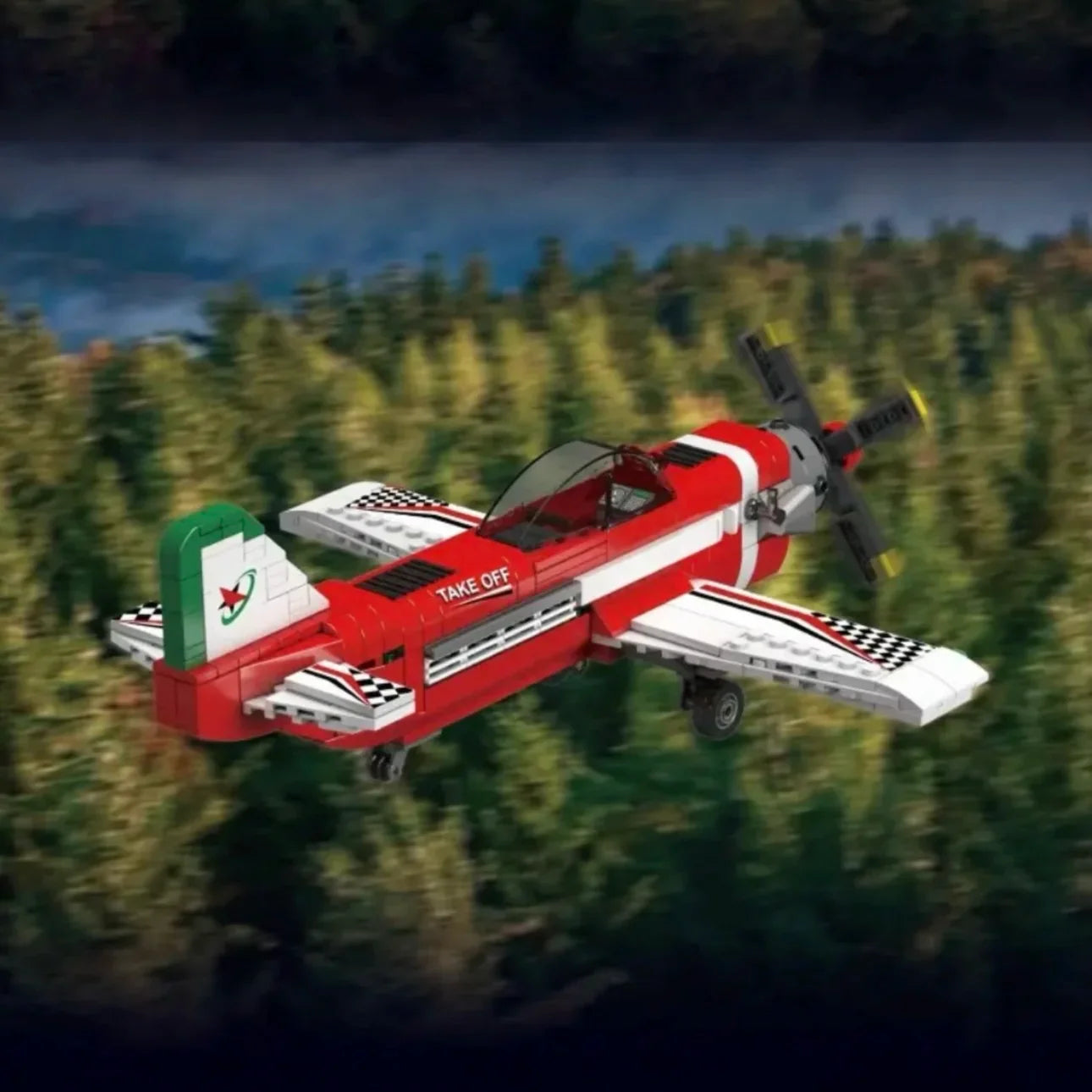 Racing Aircraft Plane 470PCS