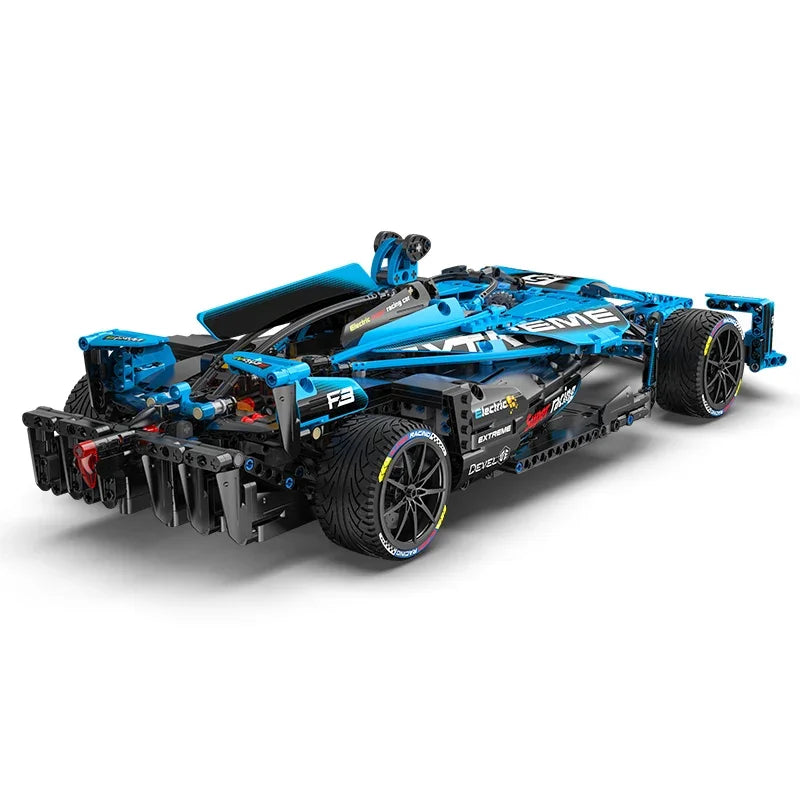 Blue F1 Electric Super Racing Car 1667PCS
