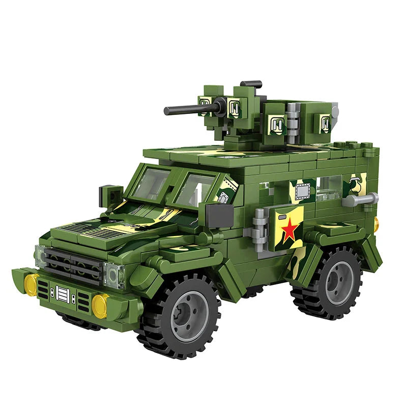 Mini Bricks WW2 Brave Warrior Truck 423PCS