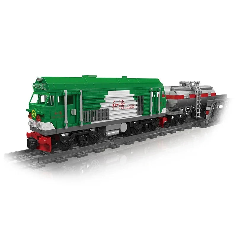 Motorized HXN 3 Diesel Train 1090PCS