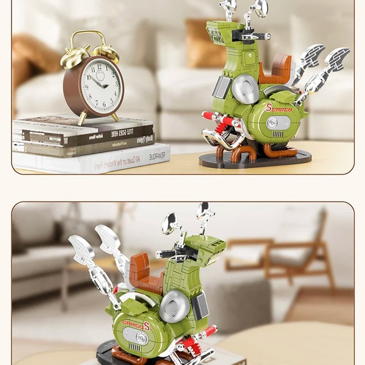 Green Motorcycle Decoration 585PCS