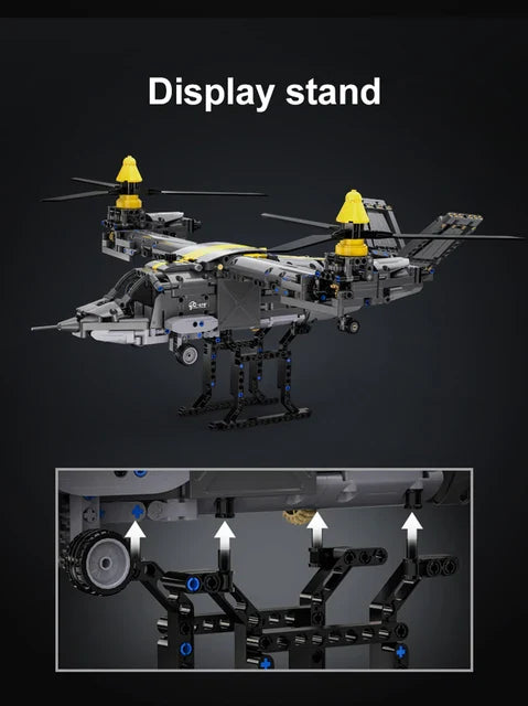 Tiltrotor Aircraft 1436PCS