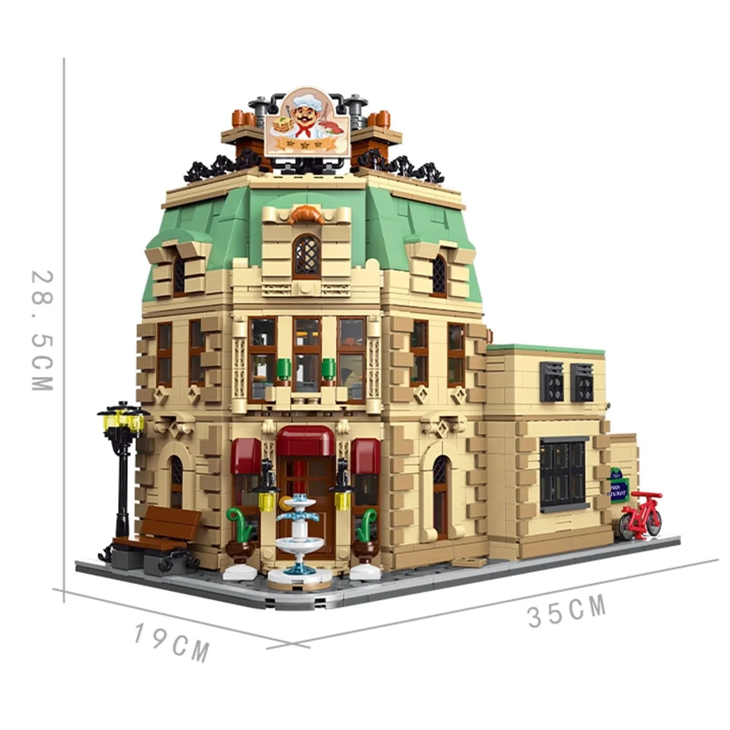 Parisian Restaurant 3104PCS