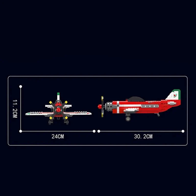 Racing Aircraft Plane 470PCS