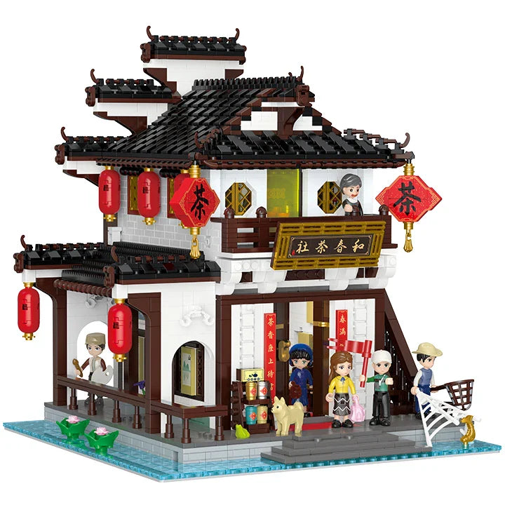 Riverside Town Teahouse 2673PCS