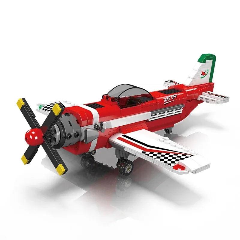 Racing Aircraft Plane 470PCS