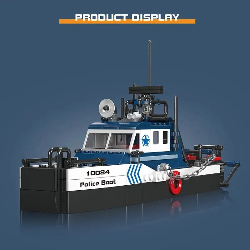 Police Boat 413PCS