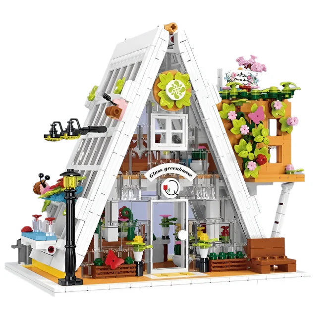 Glass Flower Shop 1413PCS
