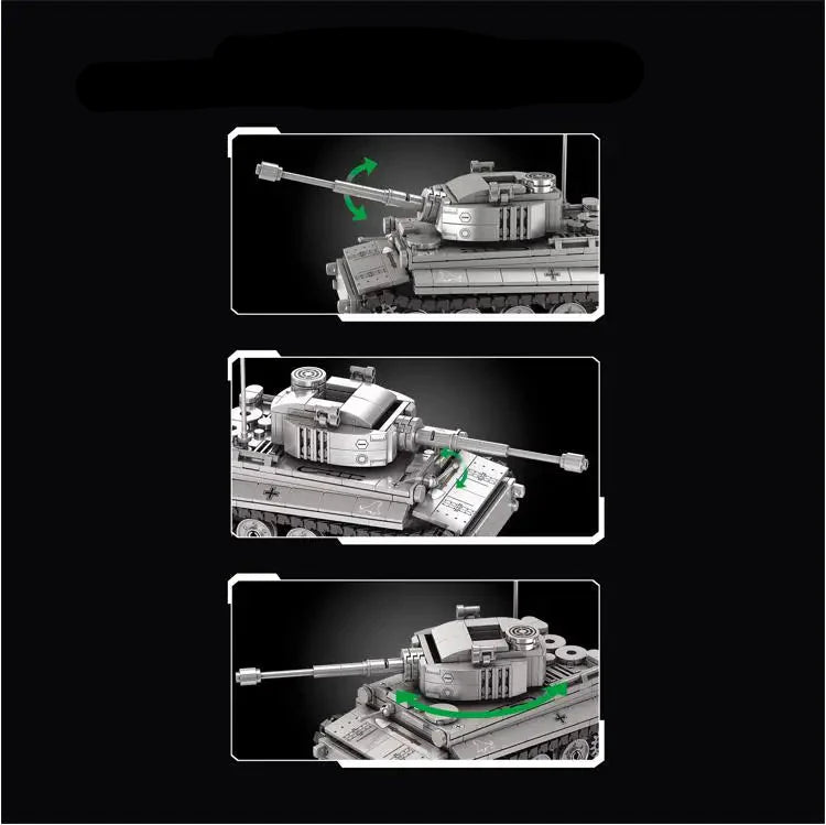 Tiger Heavy Tank 457PCS